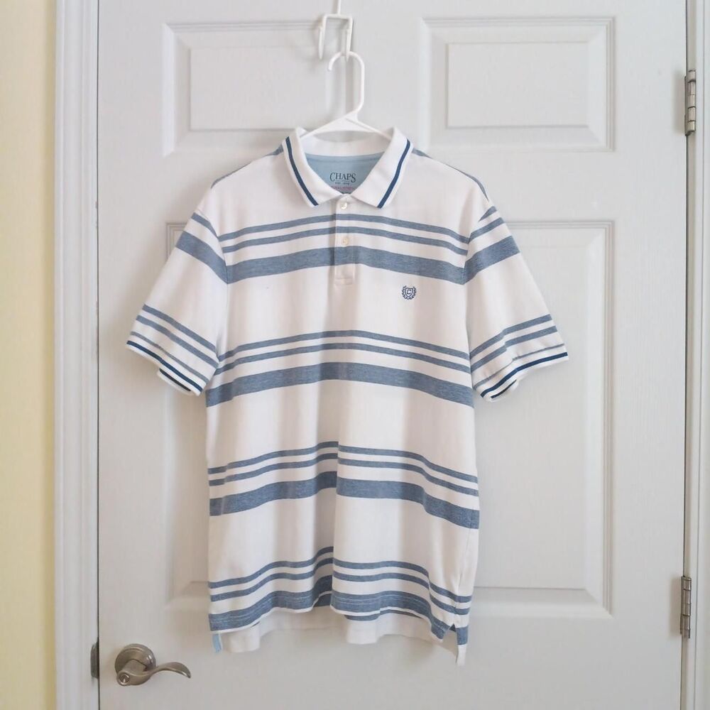 Chaps classic striped polo shirt XL